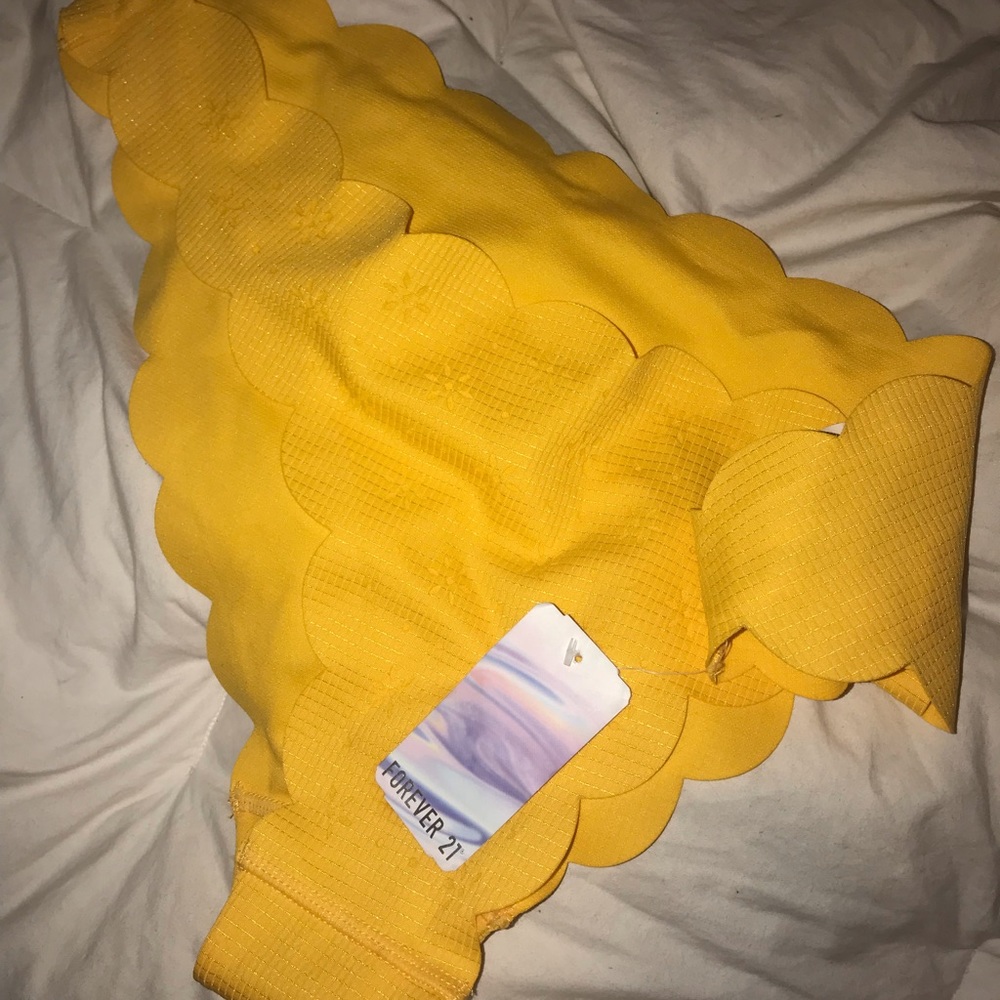 Yellow bikini bottoms